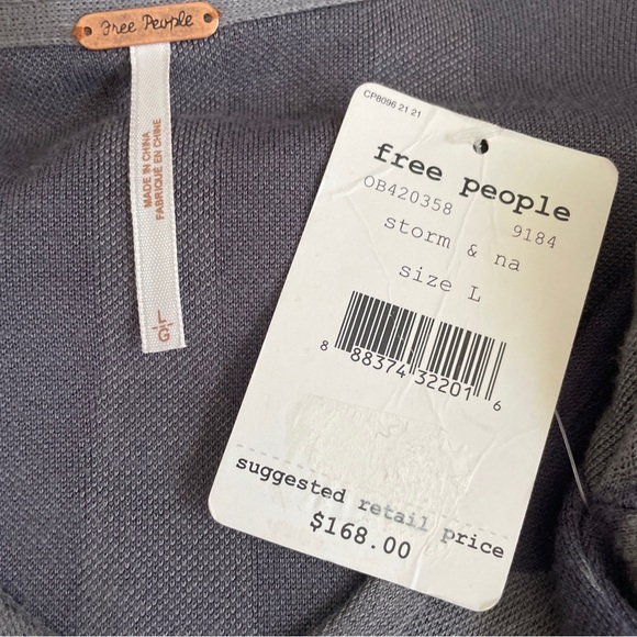 FREE PEOPLE BAUHAUS SWIT MAXI SWEATER DRESS Western Tribal Aztec NWT $168 Sz L - Picture 8 of 8